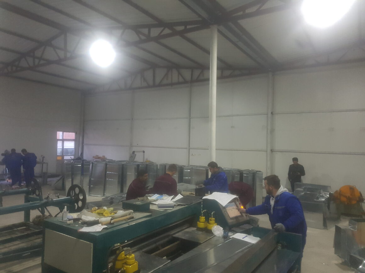 Prodhimi i kanaleve të ventilimit