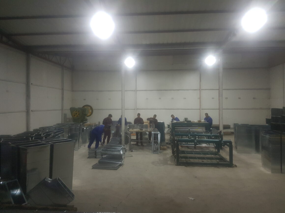 Prodhimi i kanaleve të ventilimit