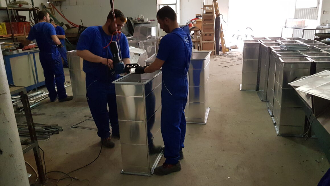 Prodhimi i kanaleve të ventilimit